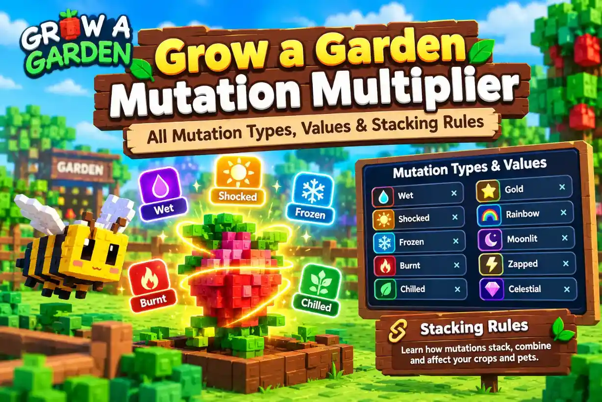 Grow a Garden Mutation Multiplier